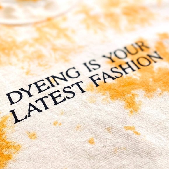 Dyeing Is Your Latest Fashion - Sunshine Orange Tie Dye T-Shirt - Picture 2 of 2